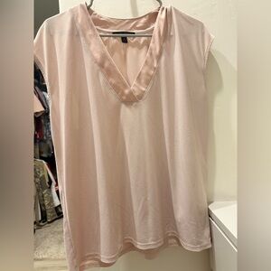 Banana Republic Light Pink V-Neck Top
